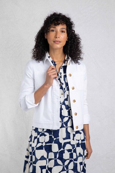  Weird Fish Rosanna Womens Canvas Jacket 