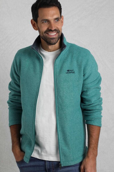  Weird Fish Shires Mens Full Zip Grid Fleece 