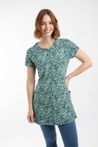  Weird Fish Sidra Womens Printed Jersey Slub Tunic 