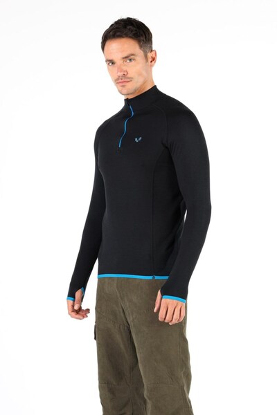  Woolona Halldor Men's 100% Merino 230gsm 1/4 Zip Top 
