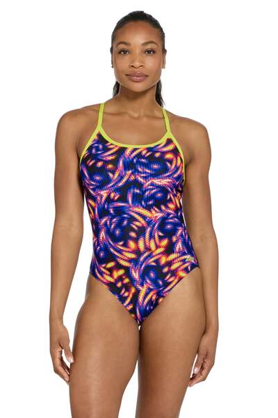  Zoggs Halogen Sprintback Womens One Piece Swimsuit 