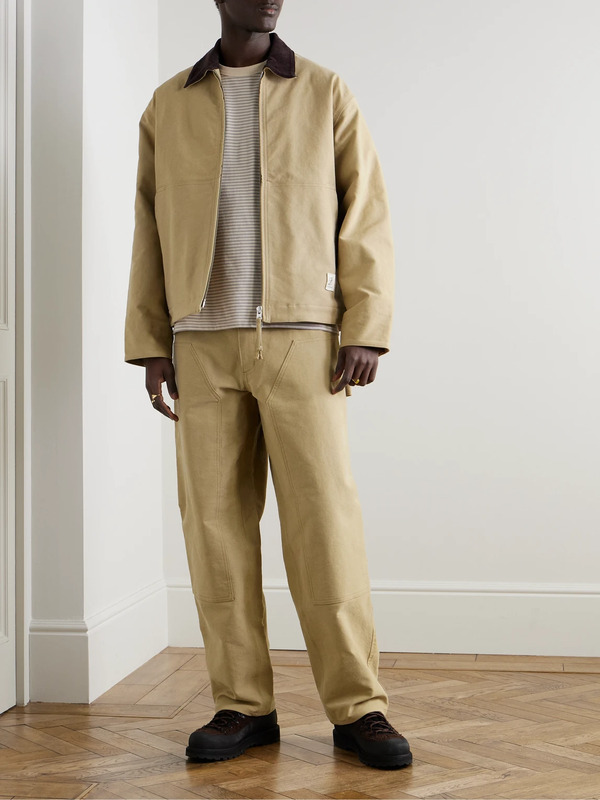  Agolde - Rsvp Gallery Ewing Straight-leg Cotton-twill Carpenter Trousers - Men - Neutrals - Uk/us 31 