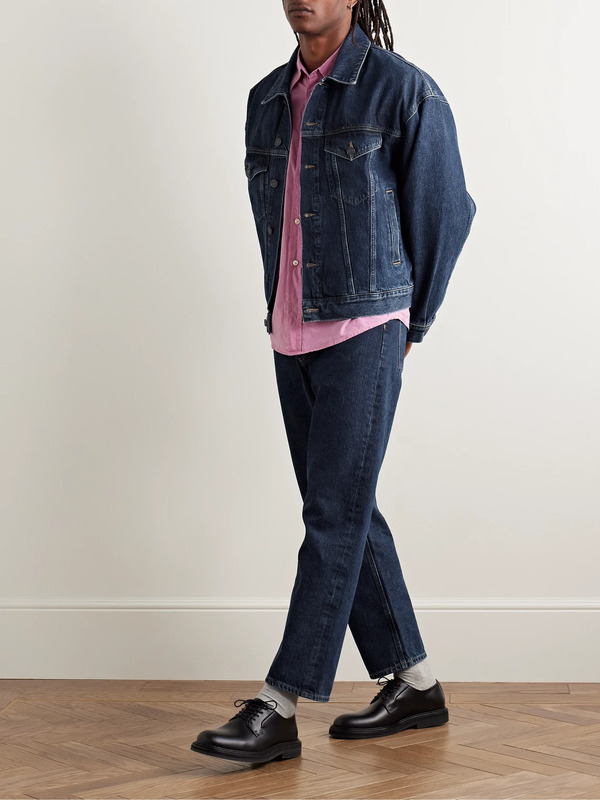  Agolde - Stefano Denim Trucker Jacket - Men - Blue - L 