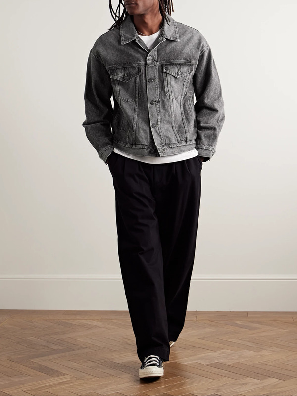  Agolde - Stefano Denim Trucker Jacket - Men - Gray - M 