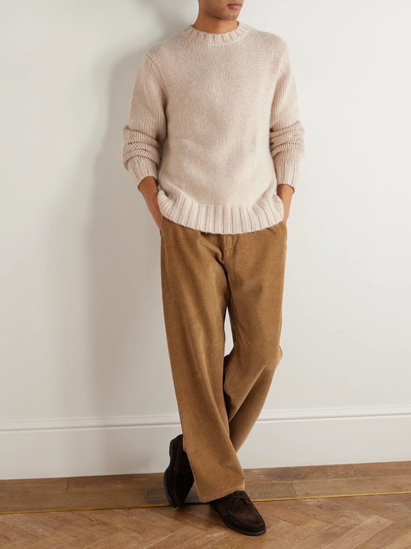  Allude - Cashmere Sweater - Men - Neutrals - S 