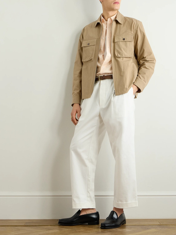  Altea - Matthew Cotton-blend Jacket - Men - Neutrals - M 
