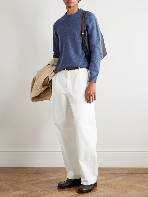  Altea - Wool And Cashmere-blend Sweater - Men - Blue - L 