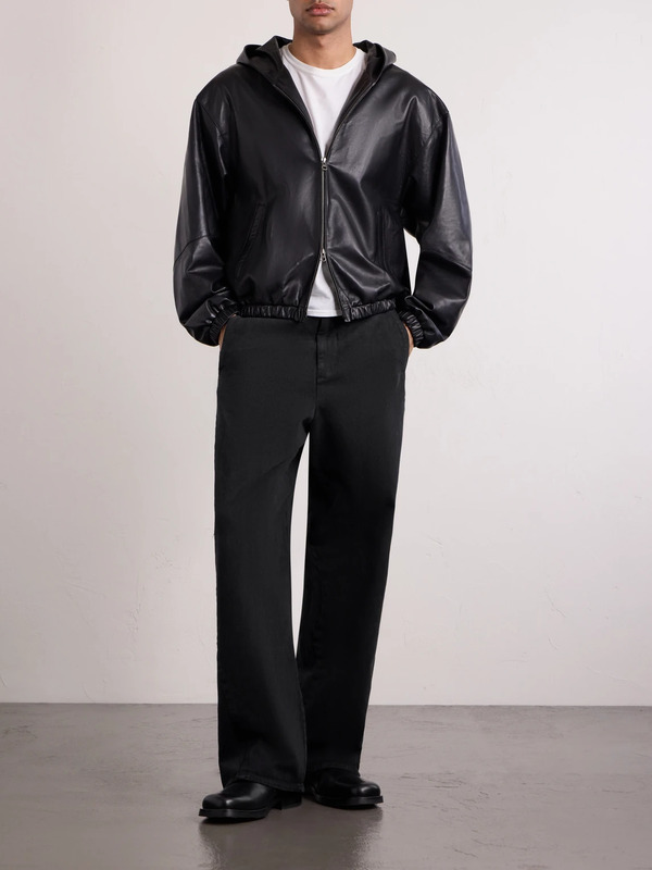  Amomento - Cotton Wide-leg Jeans - Men - Black - M 