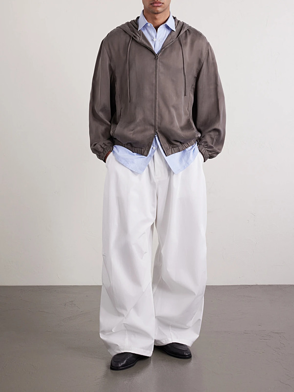  Amomento - Cotton Wide-leg Trousers - Men - White - M 