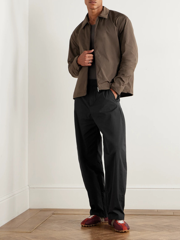  Amomento - Straight-leg Taffeta Trousers - Men - Black - L 