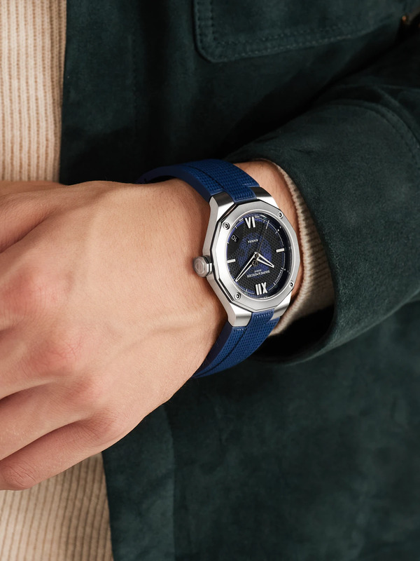  Baume & Mercier - Riviera Automatic 42mm Stainless Steel And Rubber Watch, Ref. No. M0a10701 - Men - Blue 