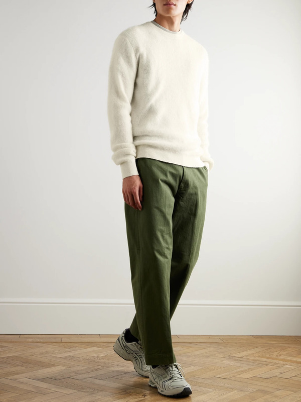  Beams Plus - Alpaca-blend Sweater - Men - Neutrals - L 