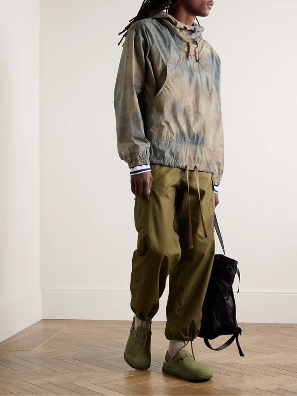  Beams Plus - Mil Printed Nylon Hooded Jacket - Men - Neutrals - S 