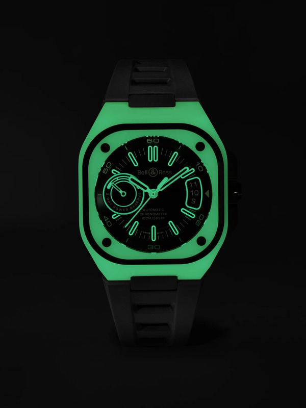  Bell & Ross - Br-x5 Limited Edition Automatic 41mm Titanium, Fibreglass And Rubber Watch, Ref. No. Rx5r-lum_tc/srb - Men - Black 