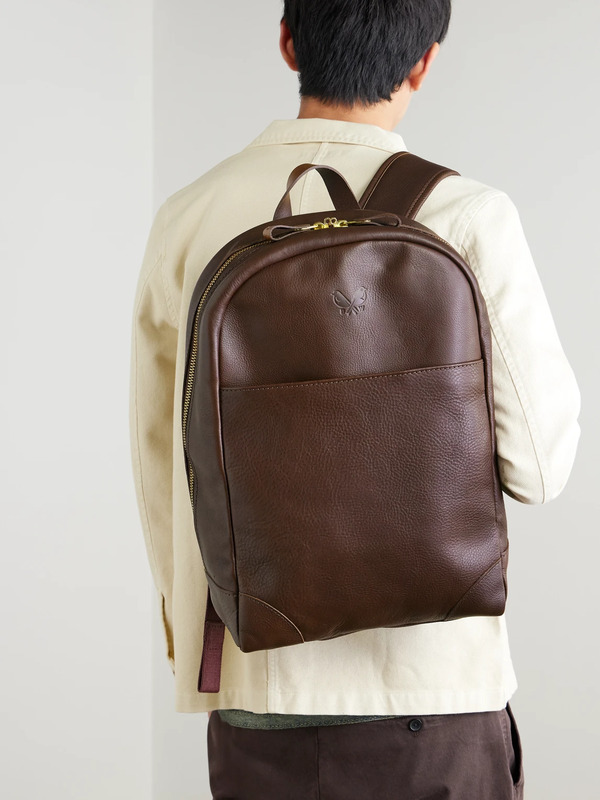  Bennett Winch - Logo-debossed Full-grain Leather Backpack - Men - Brown 