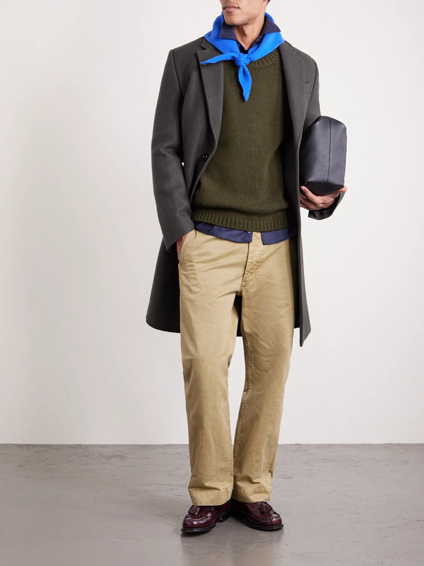  Bode - Ribbed-knit Cashmere Sweater - Men - Green - Xs 