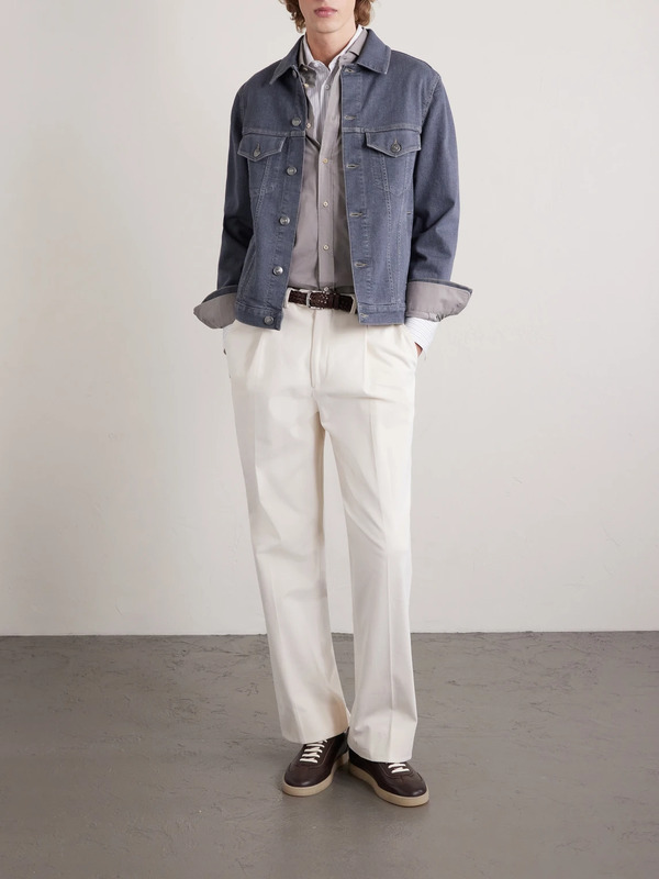  Brunello Cucinelli - Denim Jacket - Men - Blue - It 48 