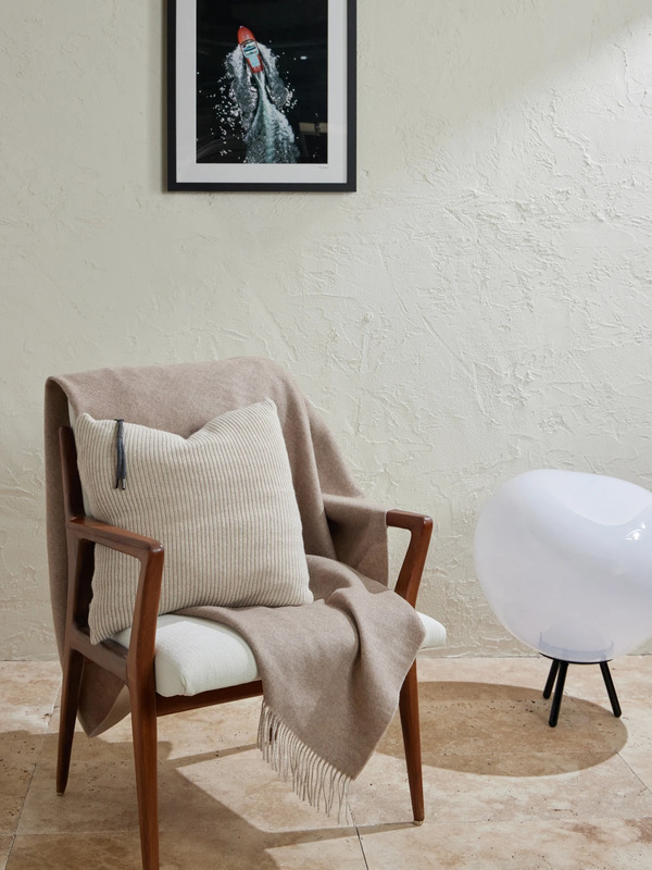  Brunello Cucinelli - Fringed Cashmere And Silk-blend Throw - Men - Neutrals 