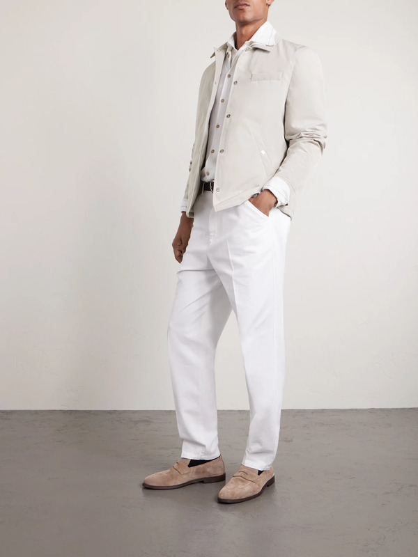  Brunello Cucinelli - Shell Jacket - Men - Neutrals - It 46 