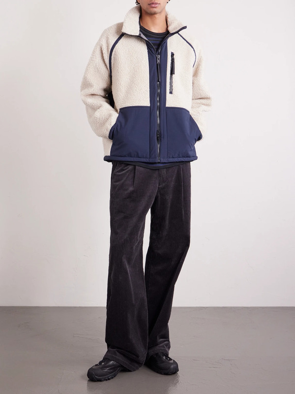  Canada Goose - Westport Logo-appliquéd Wool-blend Fleece And Cotton-blend Jacket - Men - Neutrals - S 