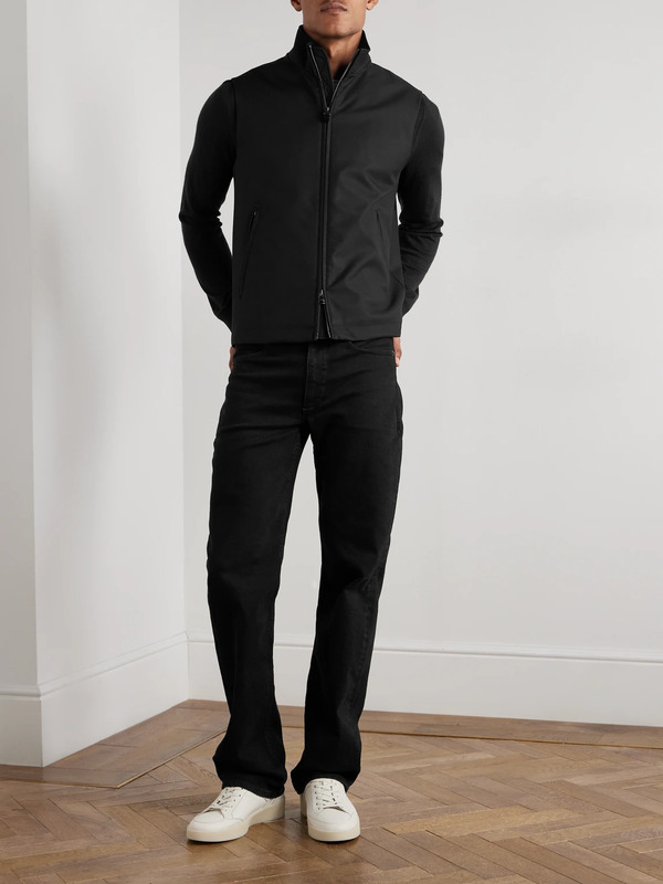  Canali - Shell Gilet - Men - Black - It 60 