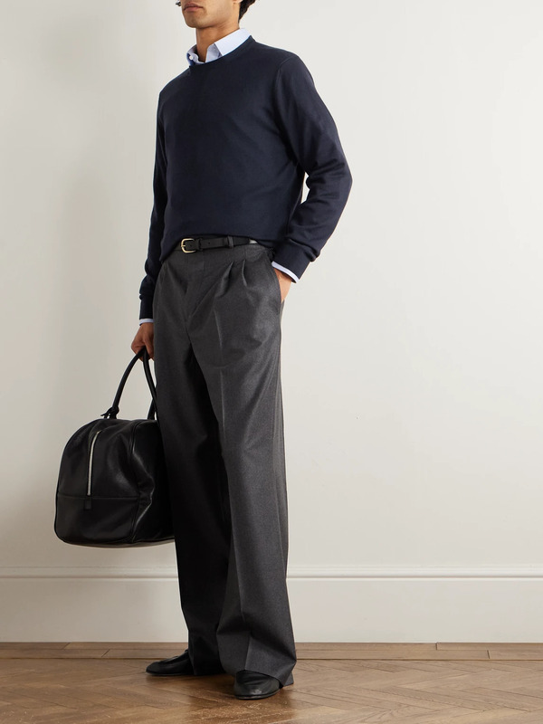  Canali - Slim-fit Cashmere Sweater - Men - Blue - It 54 