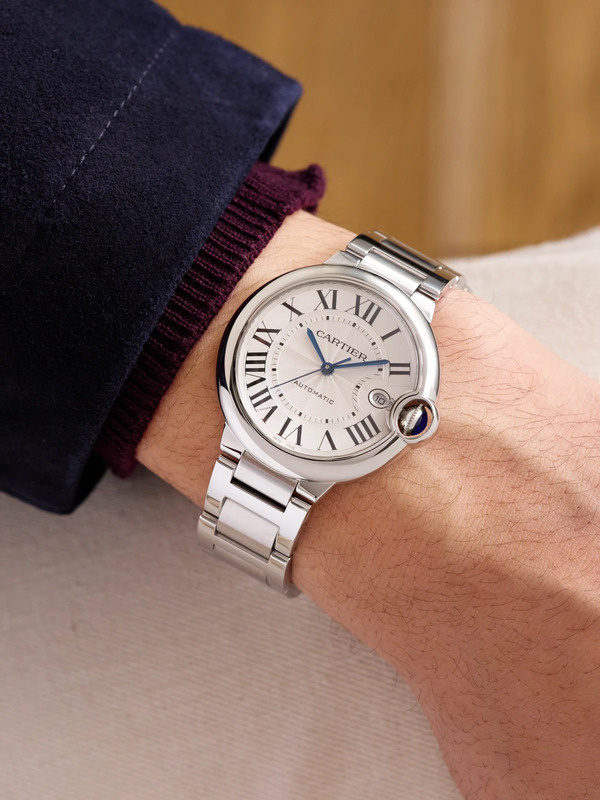  Cartier - Ballon Bleu De Cartier Automatic 40mm Stainless Steel Watch, Ref. No. Wsbb0040 - Men - Silver 