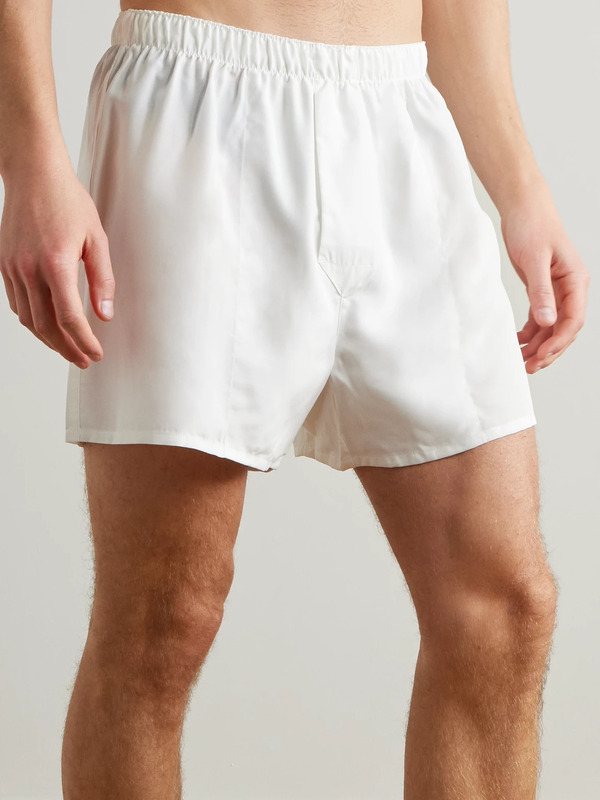  Cdlp - Tencel™ Lyocell-poplin Boxer Shorts - Men - White - Xl 