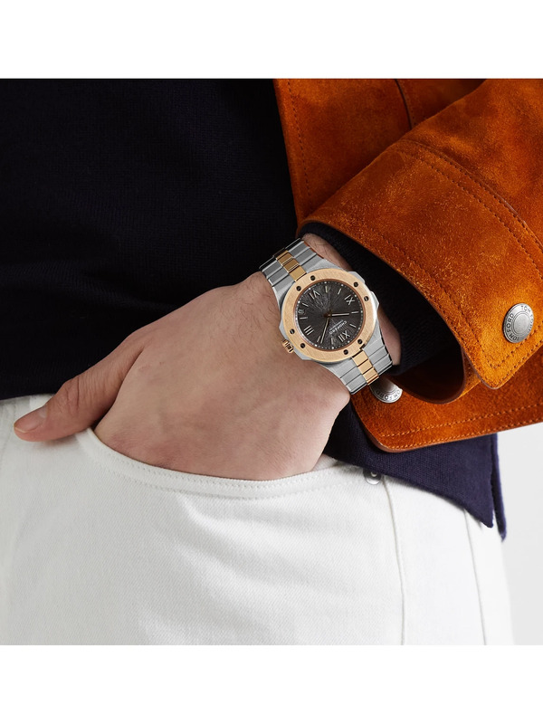  Chopard - Alpine Eagle Large Automatic 41mm Lucent Steel And 18-karat Rose Gold Watch, Ref. No. 298600-6001 - Men - Black 