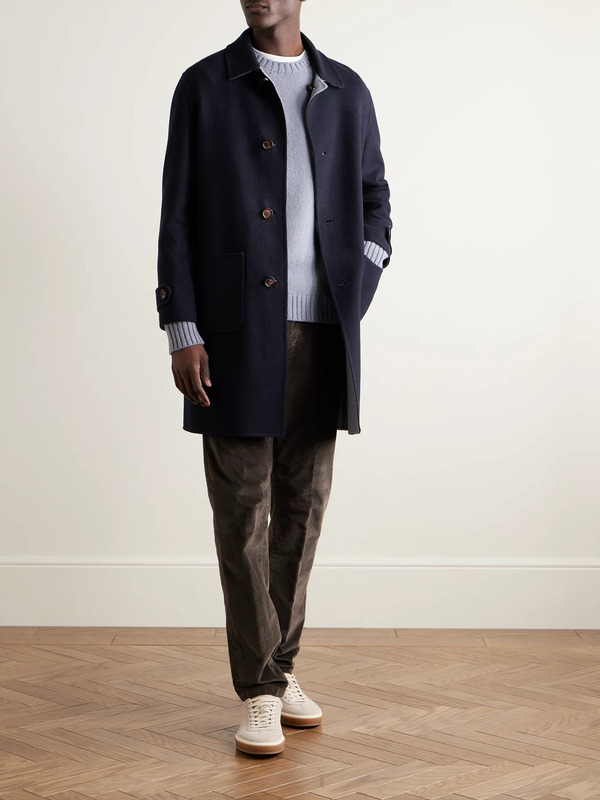  Eleventy - Reversible Wool-felt Coat - Men - Blue - It 46 