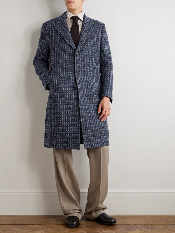  Etro - Soho Wool Overcoat - Men - Blue - It 46 