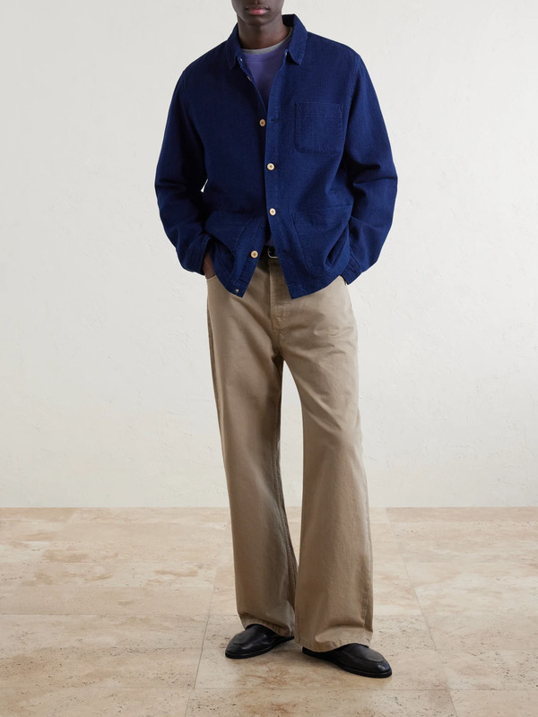  Folk - Assembly Checked Cotton Jacket - Men - Blue - Xs 