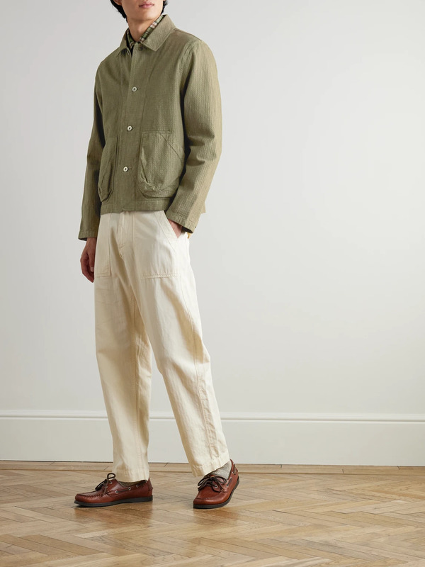  Folk - Prism Cotton-ripstop Blouson Jacket - Men - Green - S 