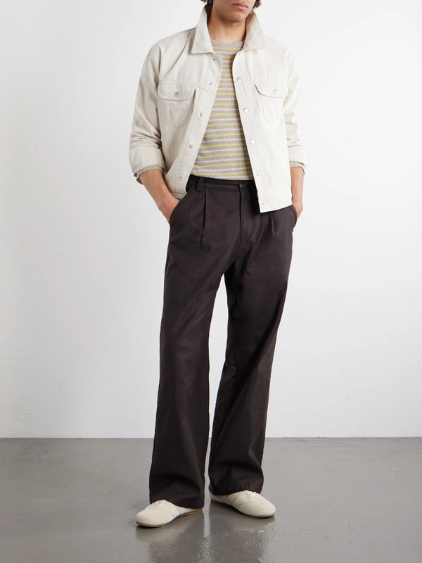  Frame - Cotton Trucker Jacket - Men - Neutrals - S 