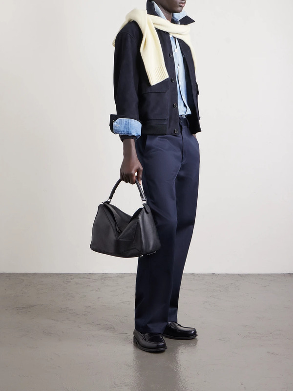  Frame - Suede Blouson Jacket - Men - Blue - L 