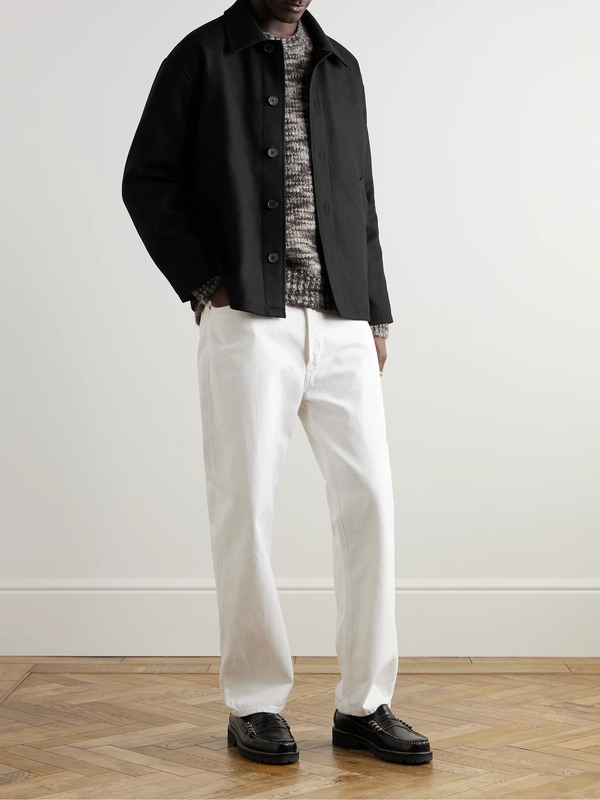  Frame - Wool-felt Overshirt - Men - Black - S 