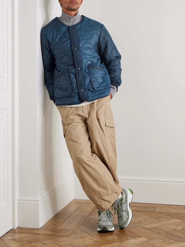 Frizmworks - Field Quilted Shell Jacket - Men - Blue - S 