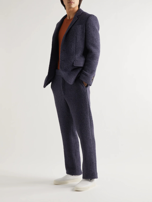  Gabriela Hearst - Arlo Straight-leg Alpaca, Wool, Cashmere And Silk-blend Suit Trousers - Men - Blue - It 46 