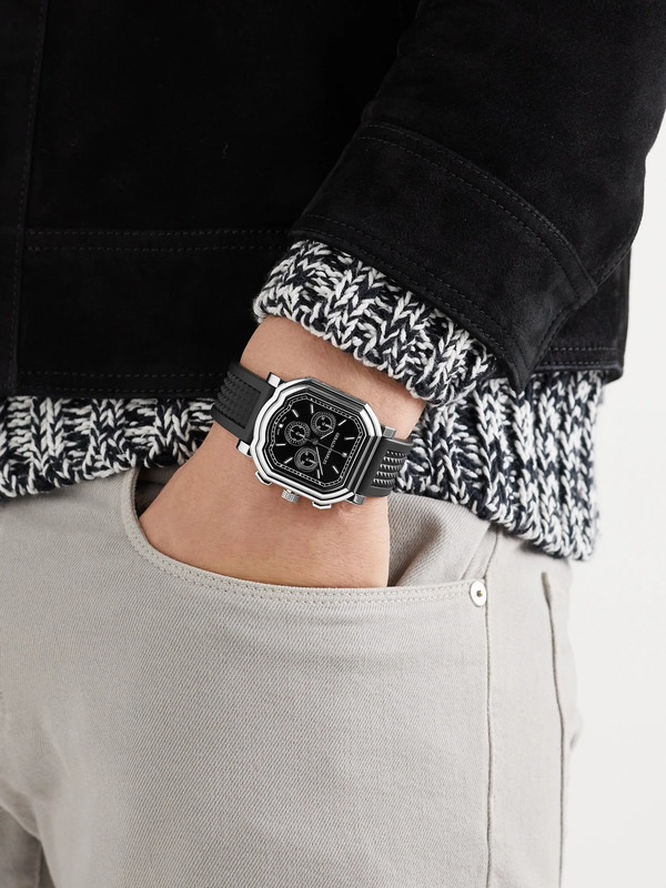  Gerald Charles - Maestro 3.0 Automatic Chronograph 39mm Stainless Steel And Rubber Watch, Ref No. Gc3.0-a-00 - Men - Black 