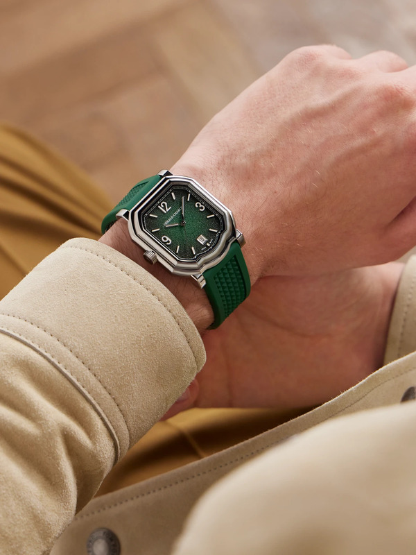  Gerald Charles - Maestro Gc Sport Limited Edition Automatic Chronograph 39mm Titanium And Rubber Watch, Ref. No. Gc2.0-tx-tn-02 - Men - Green 
