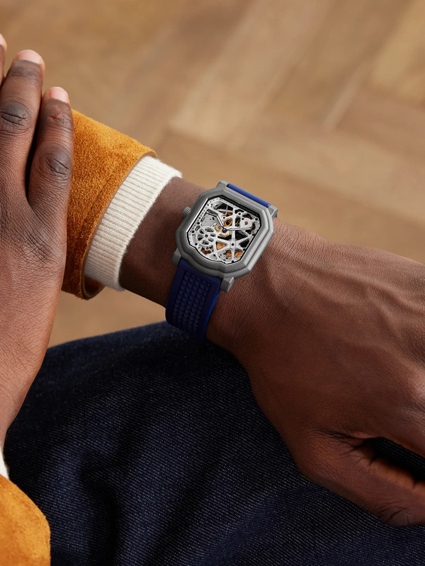  Gerald Charles - Maestro 8.0 Gc Sport Limited Edition Automatic Chronograph 39mm Titanium And Rubber Watch, Ref. No. Gc8.0-tx-tn-01 - Men - White 
