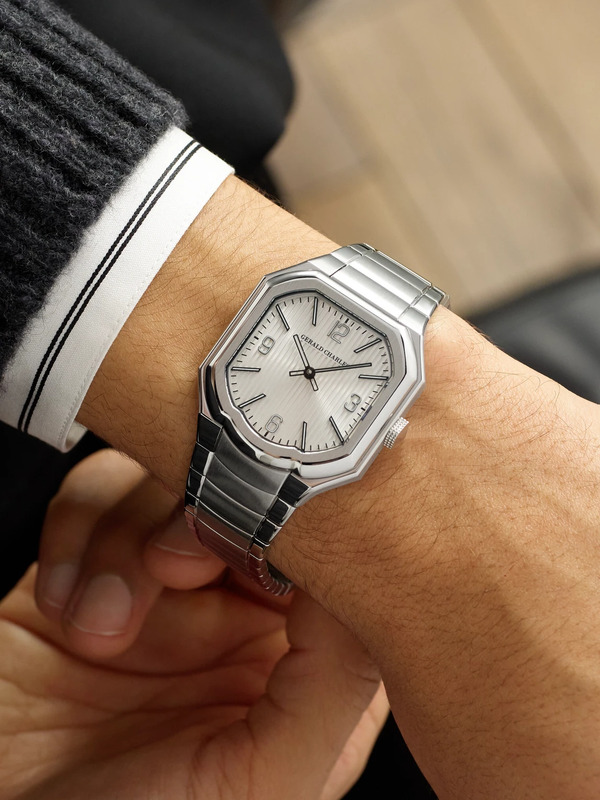  Gerald Charles - Masterlink 2h Automatic 38mm Stainless Steel Watch, Ref. No. Ml1.0-a-01 - Men - Silver 