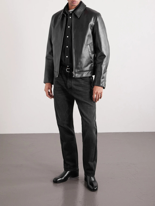  Givenchy - Padded Leather Jacket - Men - Black - It 48 