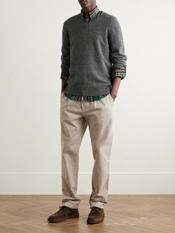  Hartford - Wool Sweater - Men - Gray - S 
