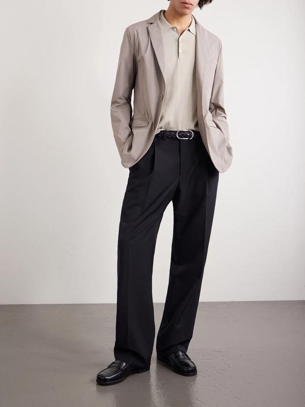  Herno - Slim-fit Shell Blazer - Men - Neutrals - It 46 