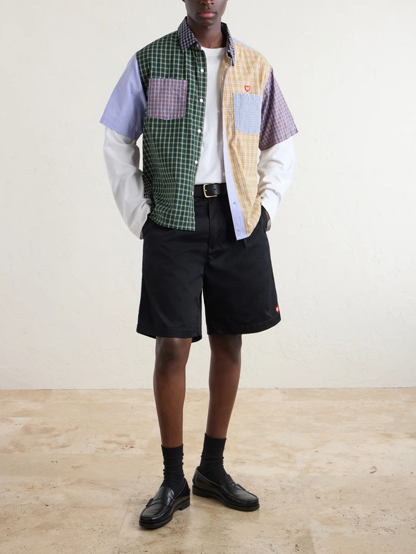  Human Made - Logo-appliquéd Checked Cotton Shirt - Men - Multi - S 