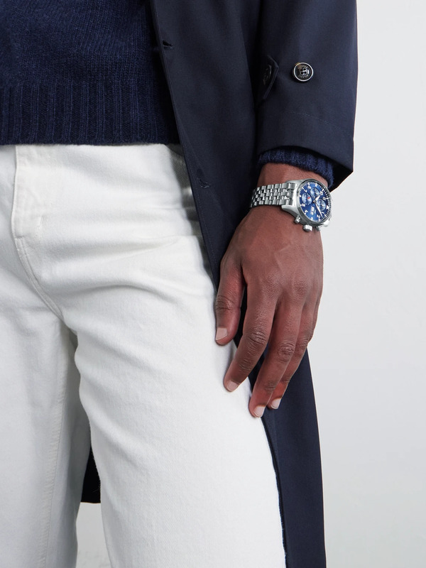  Iwc Schaffhausen - Pilot's Automatic Chronograph 43mm Stainless Steel Watch, Ref. No. Iw378004 - Men - Blue 