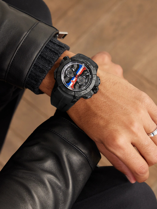  Jacob & Co. - Bugatti Epic X Limited Edition Automatic Chronograph 47mm Carbon Fibre, Titanium And Rubber Watch, Ref. No. Ec333.29.aa.aa.a - Men - Black 