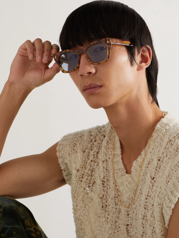  Jacques Marie Mage - Dealan Vintage Square-frame Tortoiseshell Acetate Sunglasses - Men - Tortoiseshell 