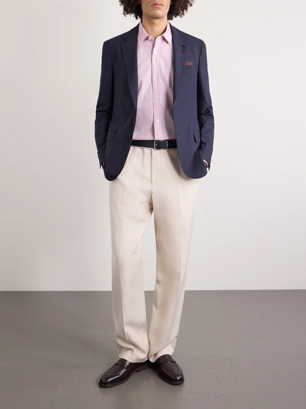  Lardini - Wool-blend Blazer - Men - Blue - It 48 